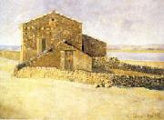 Aristide Maillol House in Roussillon oil on canvas